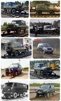 Да этого бобра... 
По всему миру. 

Есть и "амфибии", так сказать. Могут и по асфальту и по рельсам.