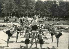 Пионерский лагерь Дружный. Московская область. 1954г.
