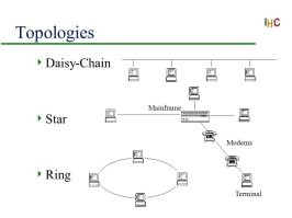 Видимо каждый для себя сам решает что за дейзи чеин.
Залез в сеть и на тебе....вариация названия сетевой топология))