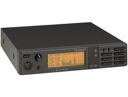 Такая штука - музыка для досовских игр середины 90 гг. В т.ч. Doom II, Wing Commander, Transport Tycoon. По сравнению с Creative Sound Blaster AWE32 - как троешник и отличник. 
На фото - Roland SC-55MKII
Для более старых игр был аналог: Roland MT-32