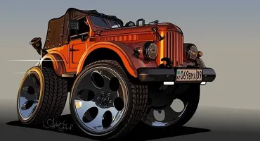 А чего патентовали? Название, литые диски или резиновые колеса? Дешевле и лучше для поездок в плохих дорожных условиях старенький непатентованный Ленд Круизер серий 40, 60, 70, 80. И комфортнее и надежнее. Или уже совсем простой Газ-69.