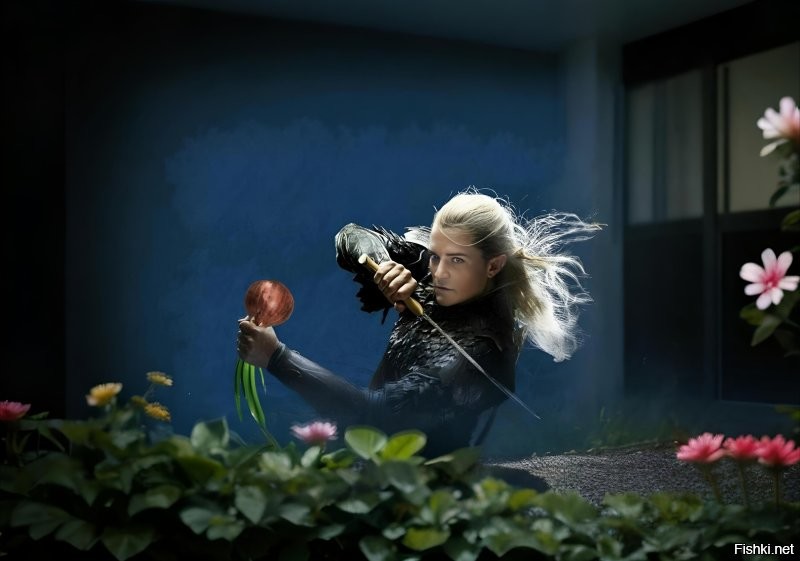 Лучник идеально рассчитывает момент для выстрела