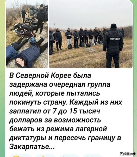 Не знал, что между Северной Кореей и Закарпатьем есть граница.