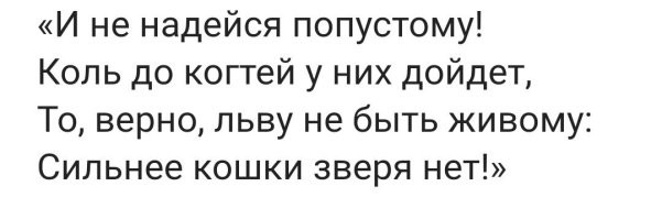 Кошку? Точно?