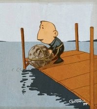 Вроде бы камень с веревкой, используют для других целей))).