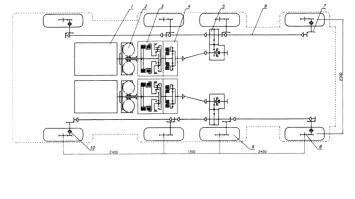 Для "спецов" по ушастым Запорожцам: Брянский автомобильный завод работал и работает на оборонку, а здесь - явно гражданские машины (окрас и бортовоая платформа ничего не говорит?), а, значит, именно ЗиЛ! 
Далее: откуда эта цитата? Я сильно сомневаюсь в такой "модернизации", ибо осрбенностью Зил-135 была не мостовая, а бортовая схема передачи крутящего момента: каждый двигатель вращал колёса своего борта, а если ставить один мотор - нужно переделывать всю трансмиссию! 
УЧИТЬ  МАТЧАСТЬ!