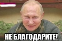 «Спасибо Владимир Владимирович.»