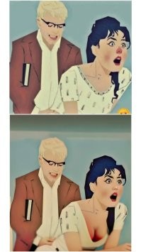 Вот, немного поправил нос. 
А то как-то...