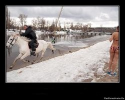 Забавное зимнее развлечение