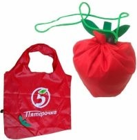 Оригинальная форма кошелька, внутри которого запрятали многоразовую сумку
Пффф. Вот из нашей пятёрки)))