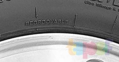 Шины, которые можно резать, имеют соответствующую маркировку на бочине: