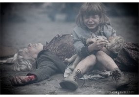 Вообще то, это кадр из фильма "Бресткая крепость" 2010г....как бы, многие об этом знают.