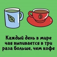 Это наверное потому, что чай в три раза дешевле.