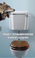 Кто-то ещё в детстве задавался вопросом, зачем волку кусать бачок?