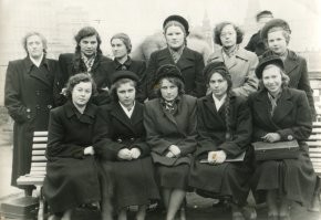 Студентки. Москва. Осень 1957.