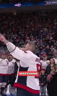 В своем обращении во время праздничной церемонии Овечкин произнес фразу: «Все фанаты по всему миру, русские. Мы сделали это!»

Официальный аккаунт НХЛ в Европе в инстаграме заменил слово «russians» в субтитрах к речи на «watching», из-за чего фраза в субтитрах читается как «все фанаты по всему миру, которые смотрят».