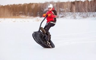 Гусеничный внедорожный скейтборд