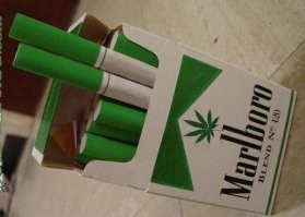 Запрещёнка видать какая-то, замазали 
Типа этого.
