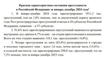 Не знаю, для меня все понятно и не вызвало никаких сложностей, но если есть вопросы, то лучше адресовать их в аналитический центр МВД, т.к. эту фразу я взял с официального ежегодного отчета за 2024 год



Я бы вас понял, если бы там стояло "за январь, декабрь" или "за декабрь-январь" - тут четко отрезок в 2 месяца, никаких разночтений
Да и пример привели какой-то странный. Год начинается с января и заканчивается декабрем. Я нигде не видел, чтобы указывали периоды в обратном порядке