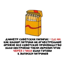 Эээ...
А.фф.тор , просветите , будьте добры!
Какая связь , сигаретного и патронного проиводств ?
И КАК , они  ЧЕРЕЗ ДВА ЧАСА  , перейдут на производство ПАТРОНОВ ? 
Ну оооочень интересно , только факты пожалуйста.