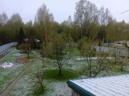 Первомайский снегопад накрыл Тверскую область и северные районы Московской области