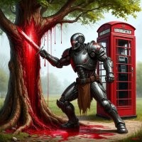 "....Что общего между средневековым рыцарем-киборгом, телефонными будками 1950-х и деревом, которое источает кровь?..."