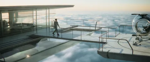 Девушка переехала в башню в глуши и зарабатывает $4000 в месяц