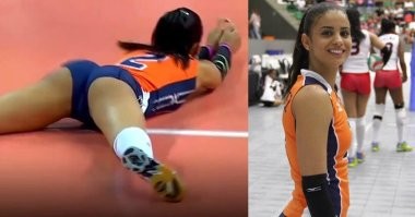 Винифер Фернандес 1 первое место... За то, что очень любит падать.