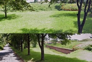 54.8996, 23.9792
Вид на 6 форт (Каунас) спереди и с боку.