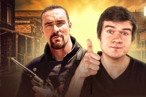Единственный плюс данного "шедевра" - это титры ! В классическом стиле вестернов Голливуда .