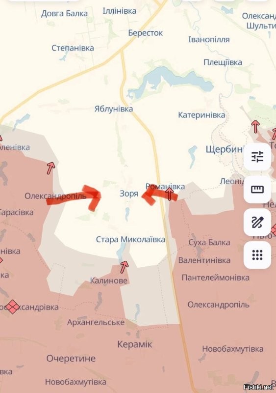 Из укртг

  
Наш источник сообщает, что ВСУ могут попасть в котёл на Клебан-Быкском направлении. Сейчас многие подразделения попали в оперативное окружение на самом южном выступе этого направления, где держат оборону, а командование не дает приказ на выход, кидая солдат на верную смерть. Россияне уже контролируют поля от Александрополя до Зори, а также почти взяли Романку. Если возьмут населенный пункт Зоря, то котёл закроется и около 400 военных ВСУ окажутся в окружении.
Уже произошел один скандал, когда Командир 59 ОШБр подполковник Шевчук дал приказ выйти своим солдатам из намечающегося котла, а Банковая/ГШУ сняли его за это, так как им неважна жизнь военных, им нужно удержаться в «кресле». Это многие эксперты назвали командирский/офицерский бунт.
Перед этим Командир 47-й бригады   Александр Ширшин «Магура» обвинил руководство Генштаба ВСУ в «мясных штурмах». Фактически подтвердил, что власть не бережет жизнь военного, хотя всюду рассказывают обратное.
Теперь тему пытаются замолчать, даже подключили СБУ и угрожают военным. Также было и с провалом в Курской авантюре.