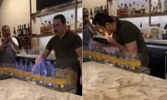 Как он с такой работой ещё усы имеет?