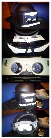 Сильная близорукость. 

А вот если добавить пару линз, можно ВР очки сделать. 

Я из сварочной маски делал. :)