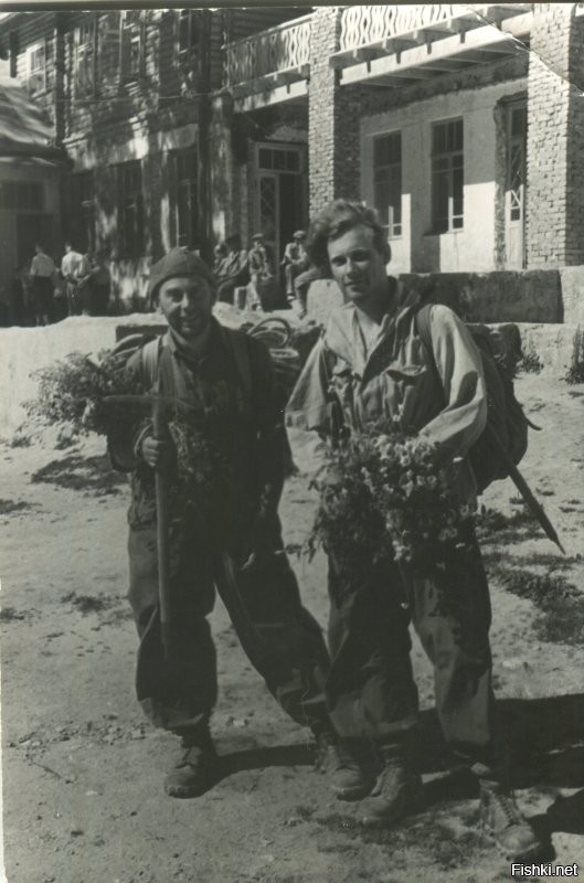 Альпинисты. Кабардино – Балкария. 1958г.