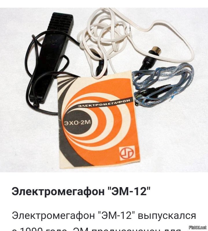 Микрофон от матюгальника. :)
