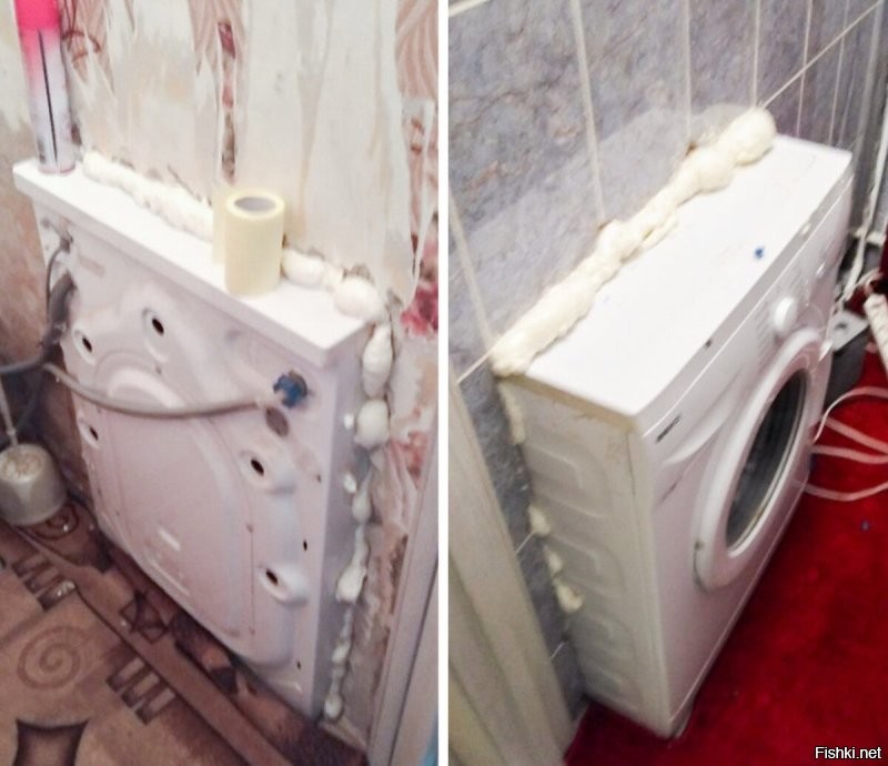 С обратной стороны сидит бортмеханик? Следит за сливом и набором воды?