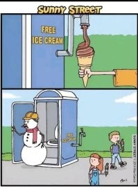 Умный торговый автомат с мороженым в Японии