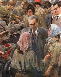 Из личного архива. Все фото - сканы с оригинальных отпечатков, кроме картины, разумеется, это скан с репродукции.