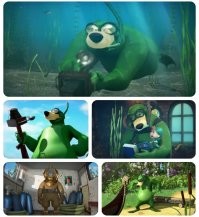 Знаем мы этого медведя. 
Он с Машей тусит.