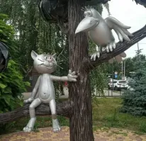 Да, фекально генитальная, не знаю, то ли подборка, то ли культура у них такая. У нас одну вон Аленушку сделали с лицом похожим на, на, ну, на что то похожим, но не на лицо, так вон какой вой поднялся по всей необъятной. Представляю, если бы "палец в Жо.." установили где нибудь в Челябинске или моей родной Казани. Заклевали бы и правильно сделали. После прочтения этого поста прошелся по инету на тему самых стремных памятников в России. Так нам реально не стыдно. Это памятники так памятники, с неудачными подробностями иногда, но не стыдными. Кроме Аленушки и Коня Ярыжа в той же Воронежской области. Кстати, им бы культурку подтянуть, хоть на улицу генерала Лизюкова сходить, на действительно народный памятник посмотреть))))