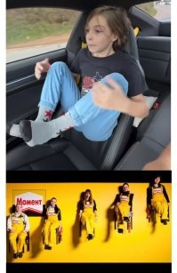 Во вчерашнем посте, ребенка так катали.