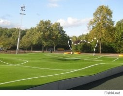 Шестиугольная футбольная площадка в Подмосковье