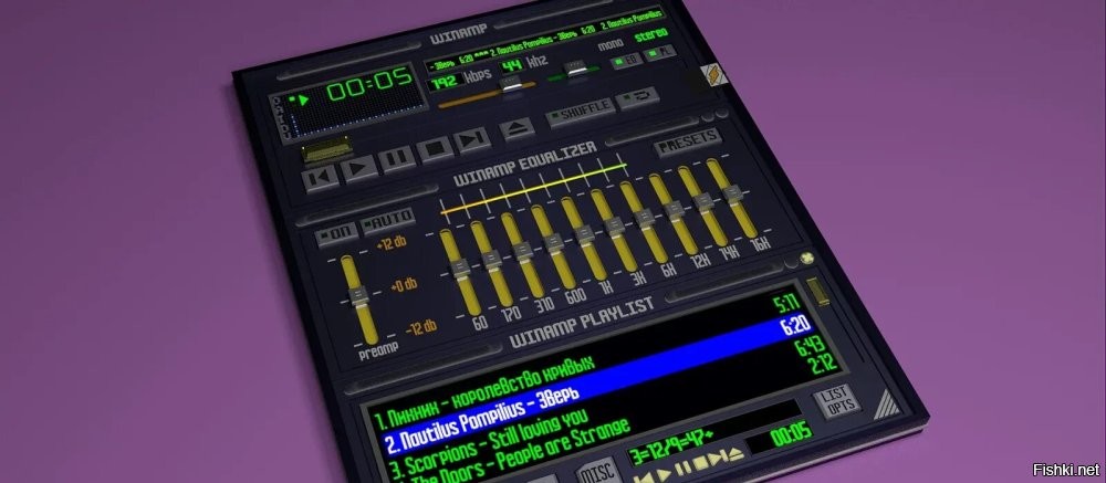 а на Winamp денег не хватило? ))))