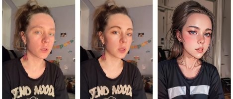 А вообще, это она просто не накрасилась.