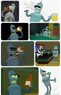 Попытки робота подняться