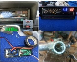 Нет у моей машины мозгов.  
Карбюраторная она. 

Так-то, вентилятор включает датчик (термореле) в радиаторе. 
На многих машинах так, даже с мозгами, которые. 

Но у меня, штатно, была только одна скорость вентилятора. 
Сразу на полную мощность. 
Практически всегда это избыточно. 

Вот я и сделал первую скорость через резистор. 
А вторую - штатную. 

Для, включения первой скорости, сначала, использовал датчик ТМ-108 на 92/87 градусов. 

Но качество датчиков то ещё. 
Температурный диапазон гуляет. 

Поставил электронный термостат, он же, электронный терморегулятор w1209. 
Простой, дешёвый. 
Настроил на 91/89 градусов вкл/выкл вентилятора. 
Пару лет уже стоит. Первой скорости хватает даже в жару, в пробках.  
Очень удобно. 
Датчик врезал в верхний патрубок радиатора.