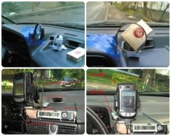 Да... Тогда Андроид только-только зарождался. :) 

Вот форум тогдашний, хотя и сейчас ещё жив. 



Много интересного было. :) 

___

А первая навигация у меня, вообще, на Симбиан была. 
Экран был 1,9". 
Пришлось вспомнить опыт предков и линзу закрепить перед телефоном. Нокиа 6681 была.  
ГПС отдельно, блютуз-модуль. 
Карта - просто картинка, скан бумажной. 
Показывало местоположение и направление на выбранную точку. :) 
В платной версии, карта вращалась по направлению движения.  

Потом уже коммуникатор на ВинМобайл. Там уже  2,4" экран. :) 

Эх... Молодость... :)