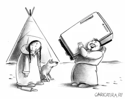 Хаски как и чукче - холодильник нужен! Они там греются!