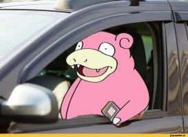 Похоже он за рулем авто с регистратором.