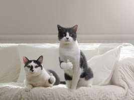 Коты врываются в прямой эфир